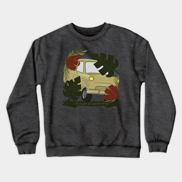 Keep exploring Crewneck Sweatshirt by Karyavna